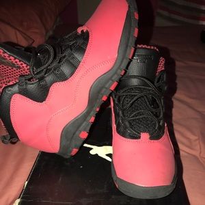 Red/Black Jordan 10s